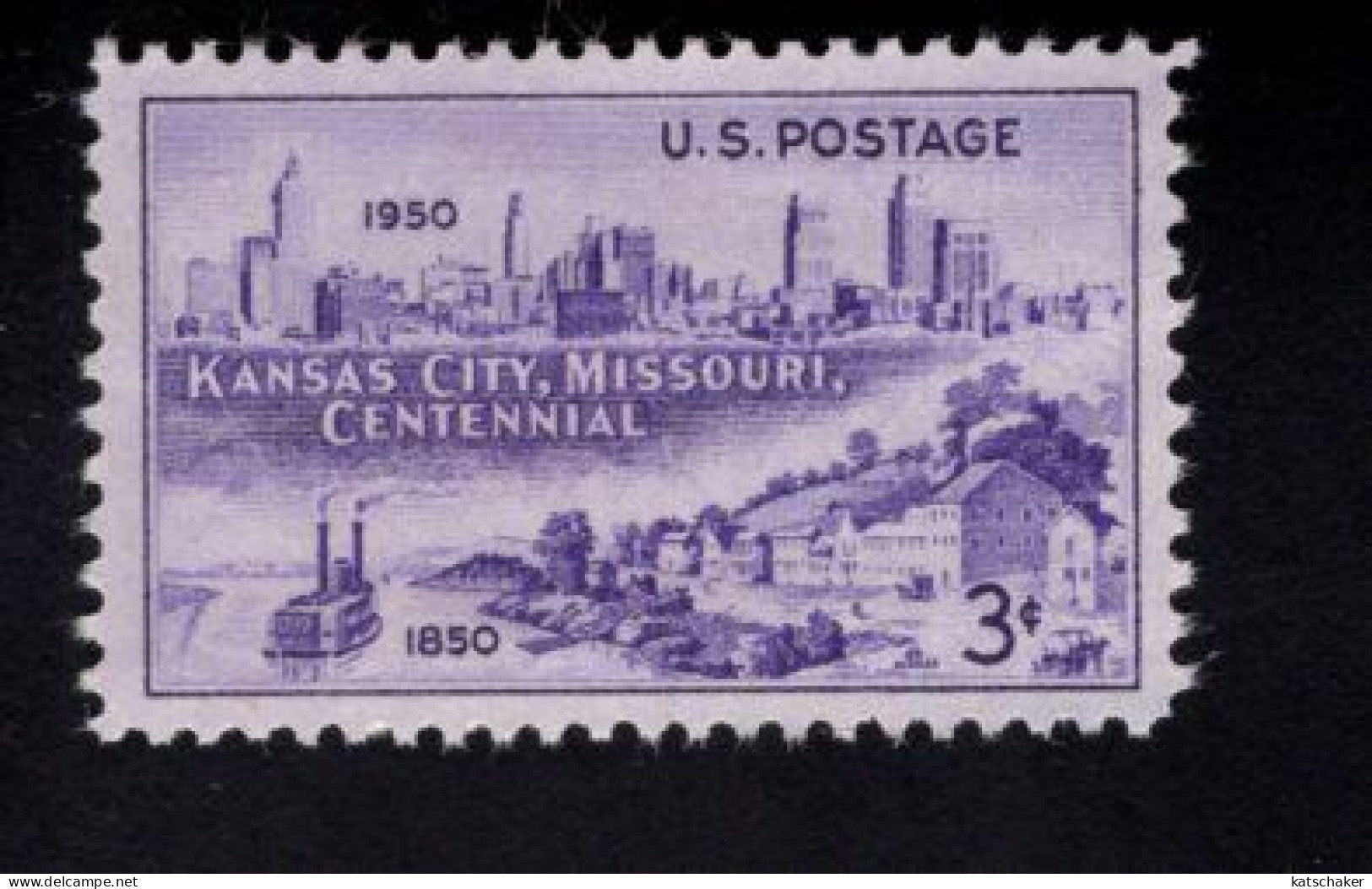 205581236 1950 SCOTT 994 (XX) POSTFRIS MINT NEVER HINGED - Kansas City Missouri Centenary - Neufs