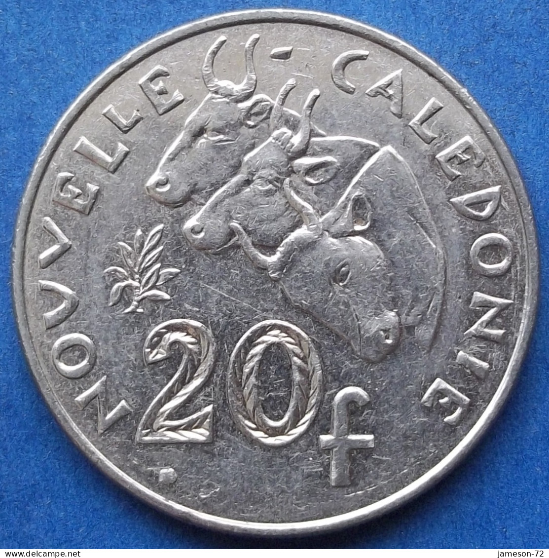 NEW CALEDONIA - 20 Francs 2004 "Three Ox" KM# 12 French Associated State (1998) - Edelweiss Coins - New Caledonia