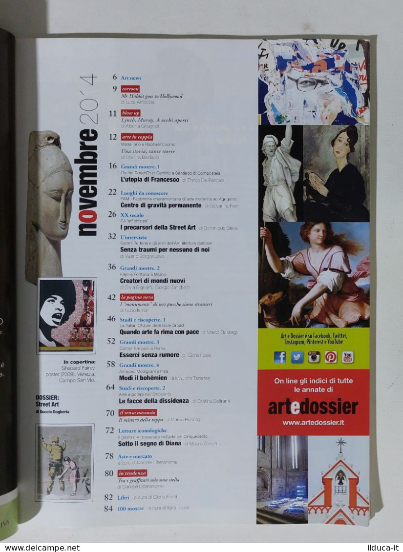 49262 ART E Dossier 2014 N. 315 - Street Art / Utopisti E Antisistema - Kunst, Design, Decoratie