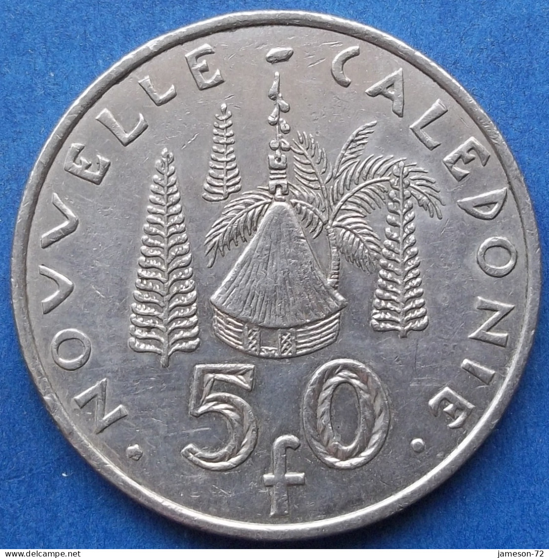 NEW CALEDONIA - 50 Francs 2009 "Hut" KM# 13 French Associated State (1998) - Edelweiss Coins - Neu-Kaledonien