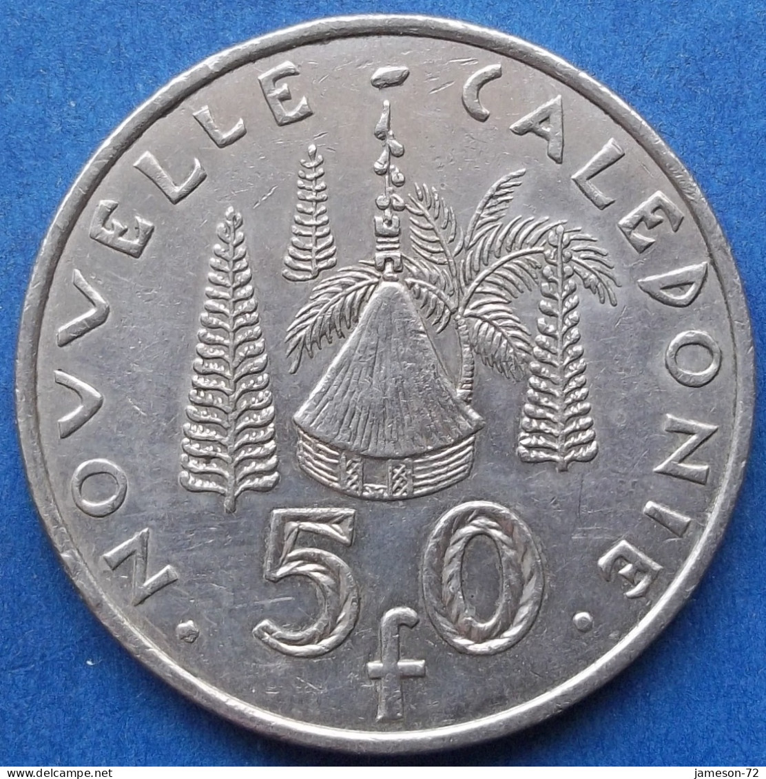 NEW CALEDONIA - 50 Francs 2009 "Hut" KM# 13 French Associated State (1998) - Edelweiss Coins - Nouvelle-Calédonie