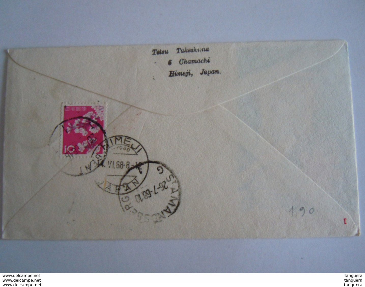 Japan Japon 1968 FDC Tour-mémorial D'Hokkaido Yv 904 Verstuurd Naar St. Amandsberg - FDC