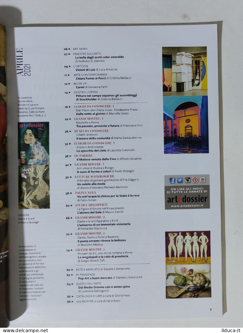 49271 ART E Dossier 2021 N. 386 - Teatro Andromeda Agrigento / Klimt - Art, Design, Décoration