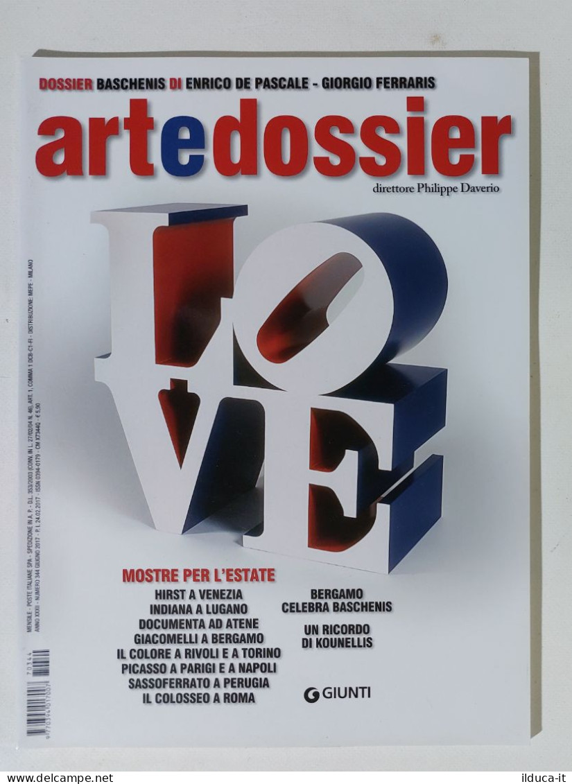 49272 ART E Dossier 2017 N. 344 - Baschenis / Colosseo / Picasso - Art, Design, Décoration