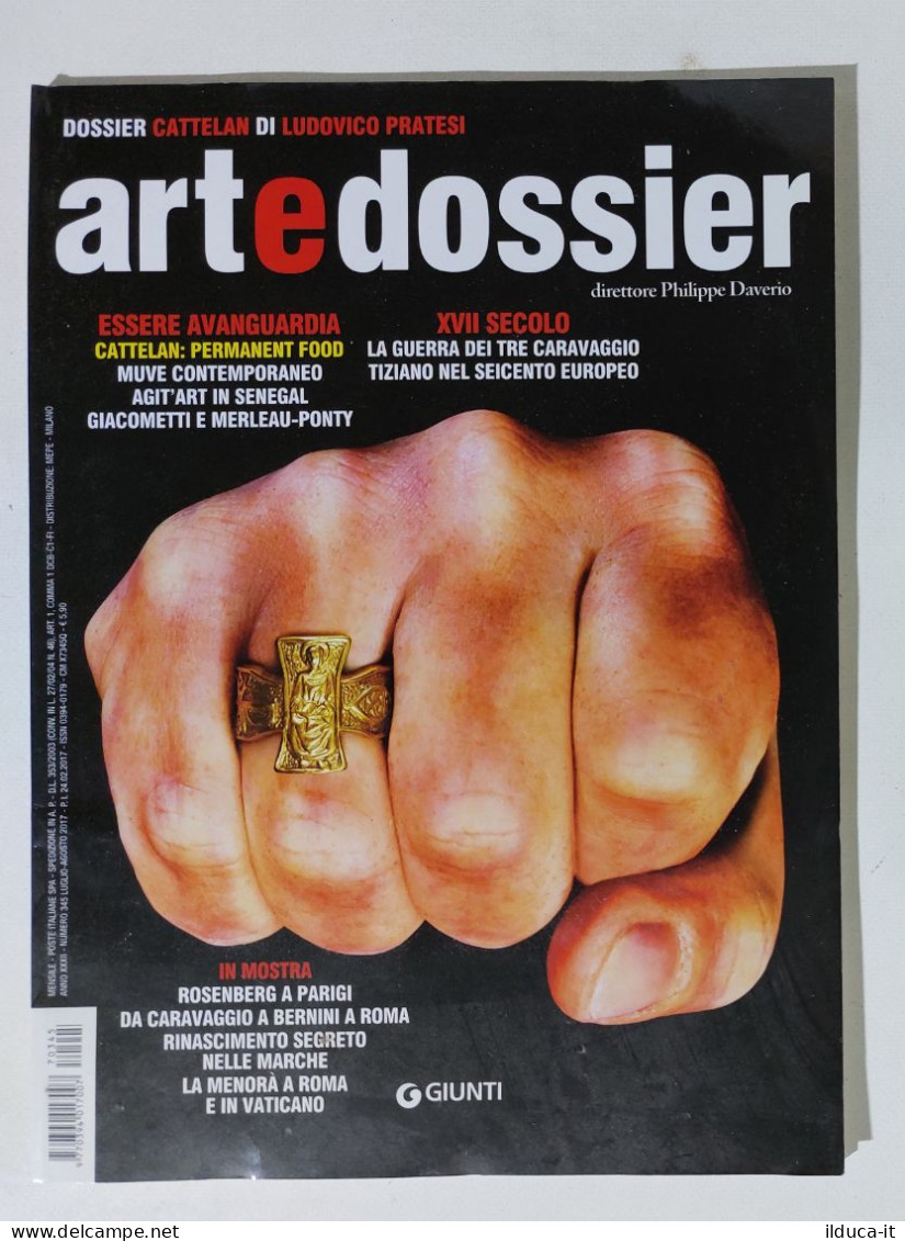 49273 ART E Dossier 2017 N. 345 -Cattelan / Rosenberg / Caravaggio - Kunst, Design, Decoratie