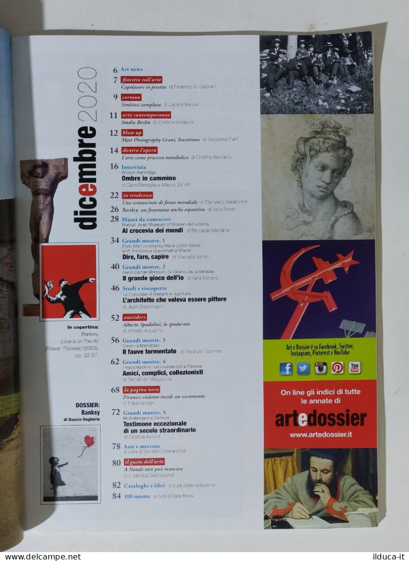 49275 ART E Dossier 2020 N. 382 - Attivismo Arte E Società / Bansky - Kunst, Design