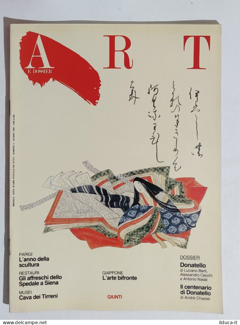 49280 ART E Dossier 1986 N. 3 - Cava Dei Tirreni / Donatello / L'arte Bifronte - Kunst, Design