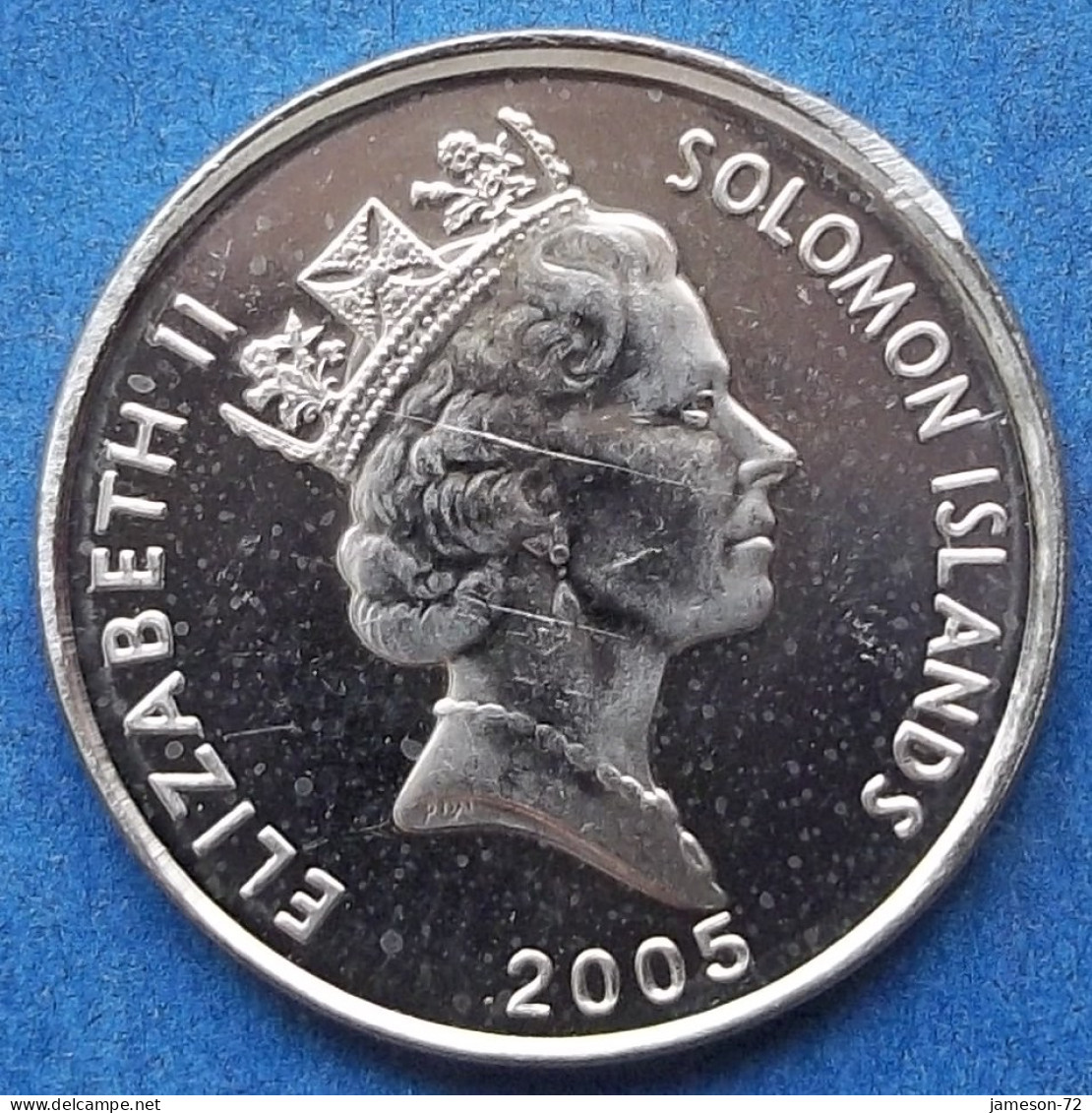 SOLOMON ISLANDS - 5 Censt 2005 "Native Mask" KM# 26a Commonwealth Nation, Elizabeth II - Edelweiss Coins - Islas Salomón