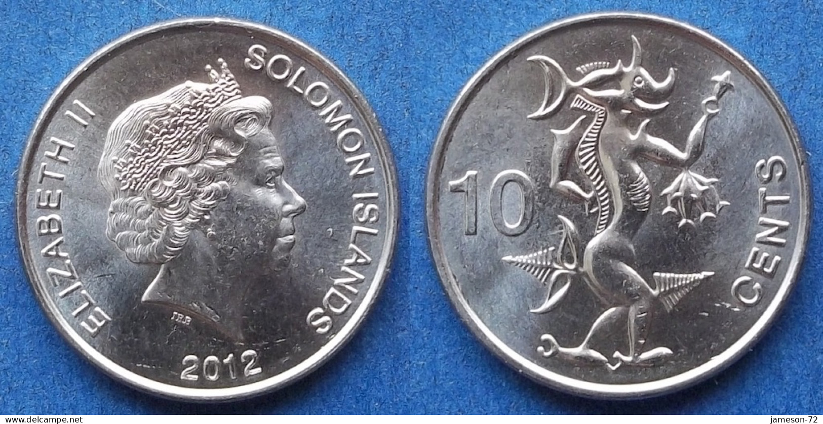 SOLOMON ISLANDS - 10 Censt 2012 "Sea Spirit Ngoreru" KM# 235 Commonwealth Nation, Elizabeth II - Edelweiss Coins - Islas Salomón
