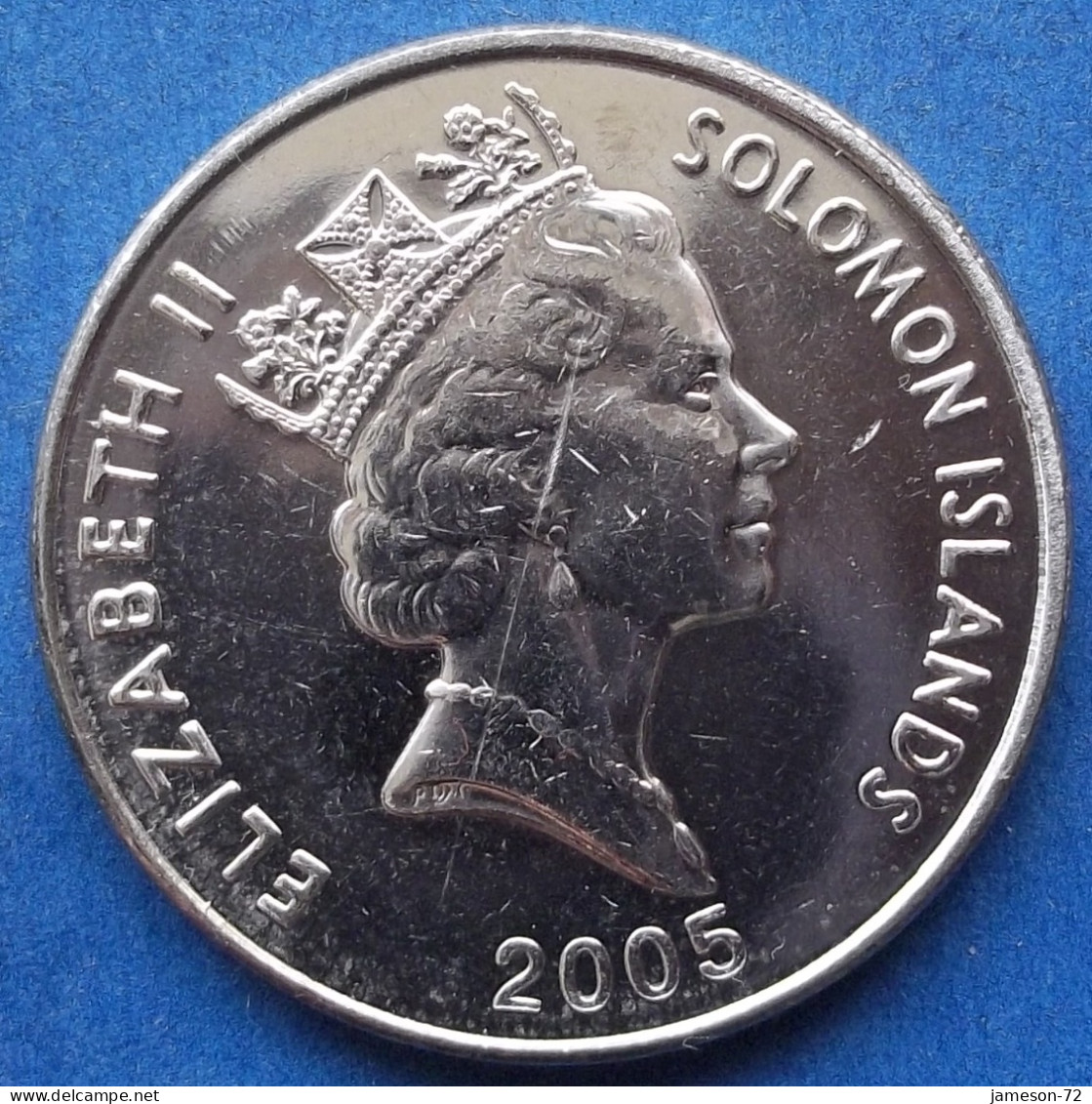 SOLOMON ISLANDS - 20 Censt 2005 "Malaita Pendant" KM# 28 Commonwealth Nation, Elizabeth II - Edelweiss Coins - Solomon Islands