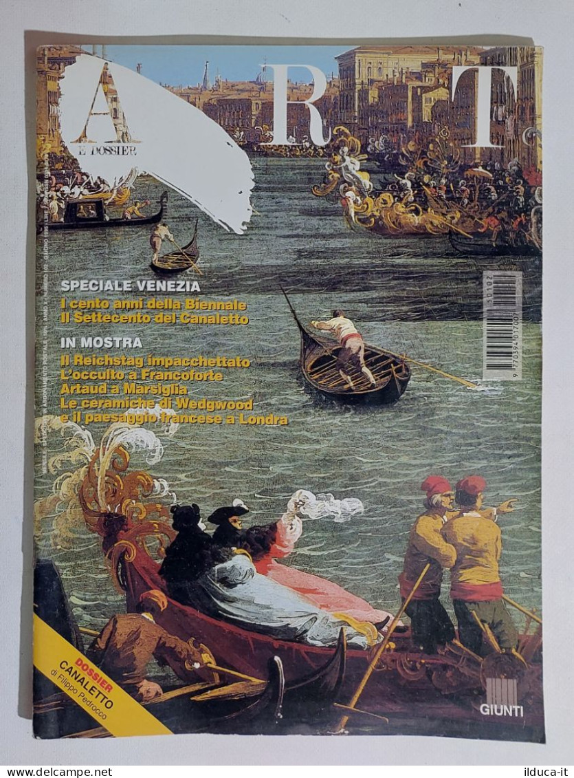 49318 ART E Dossier 1995 N. 102 - Canaletto / Biennale Venezia / Artaud - Art, Design, Décoration