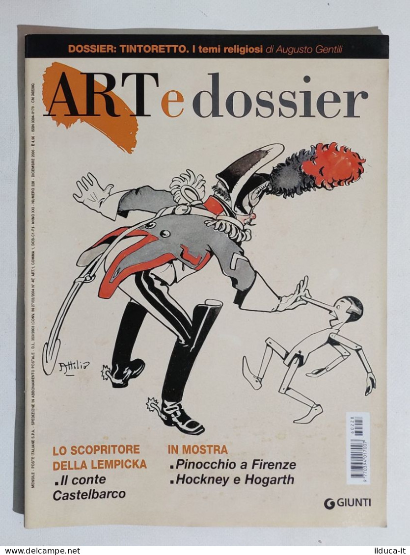 49331 ART E Dossier 2006 N. 228 - Tintoretto / Lempicka / Pinocchio - Arte, Design, Decorazione