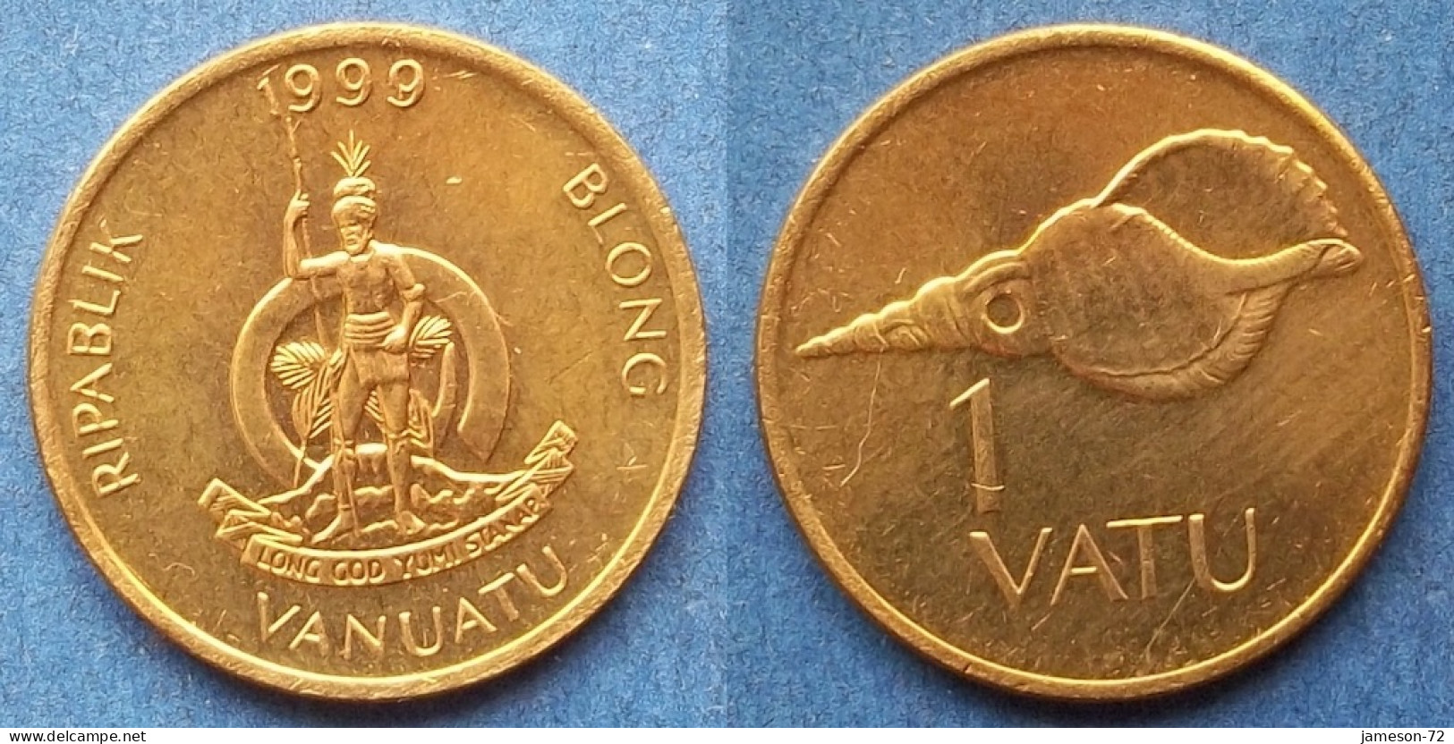 VANUATU - 1 Vatu 1999 "Shell" KM# 3 Independent Republic (1980) - Edelweiss Coins - Vanuatu