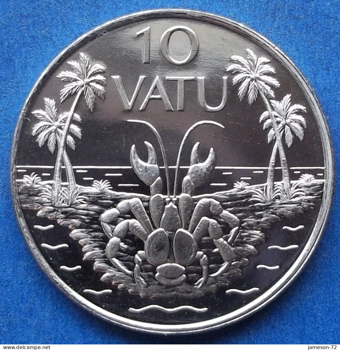 VANUATU - 10 Vatu 2009 "Crab" KM# 6 Independent Republic (1980) - Edelweiss Coins - Vanuatu