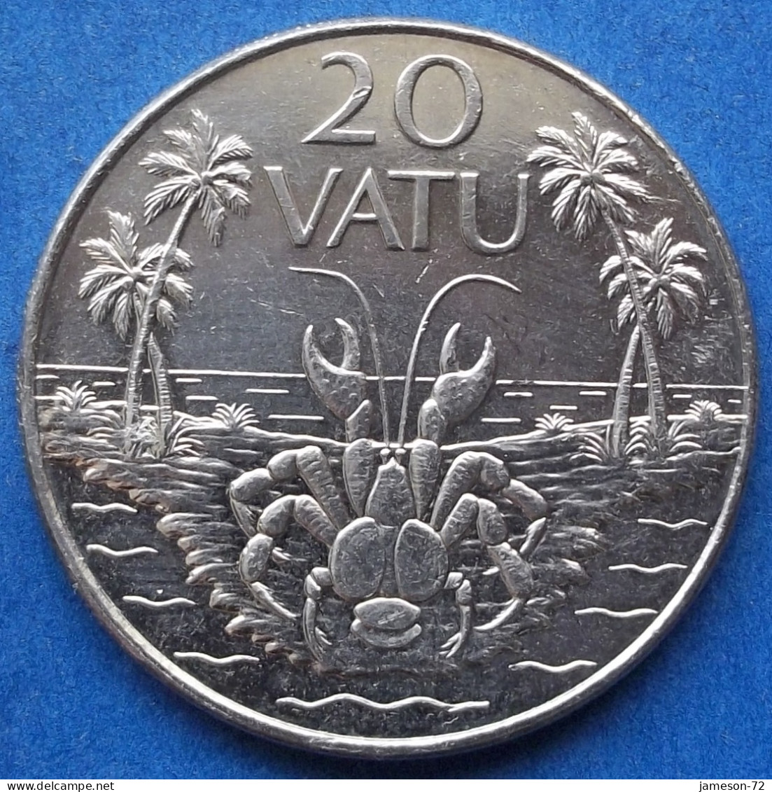 VANUATU - 20 Vatu 2010 "Crab" KM# 7 Independent Republic (1980) - Edelweiss Coins - Vanuatu