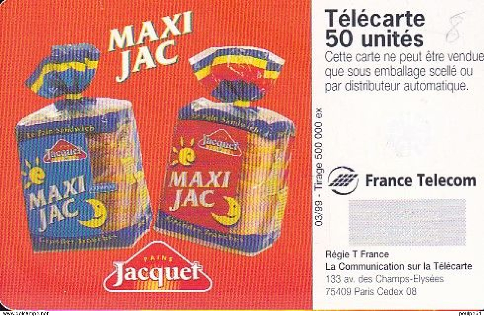 F957  03/1999 - MAXI JAC " Rouge " - 50 SC7 - 1999