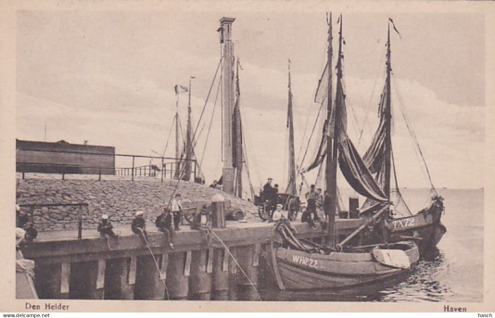 4837109Den Helder,  Haven. (poststempel 1920) - Den Helder