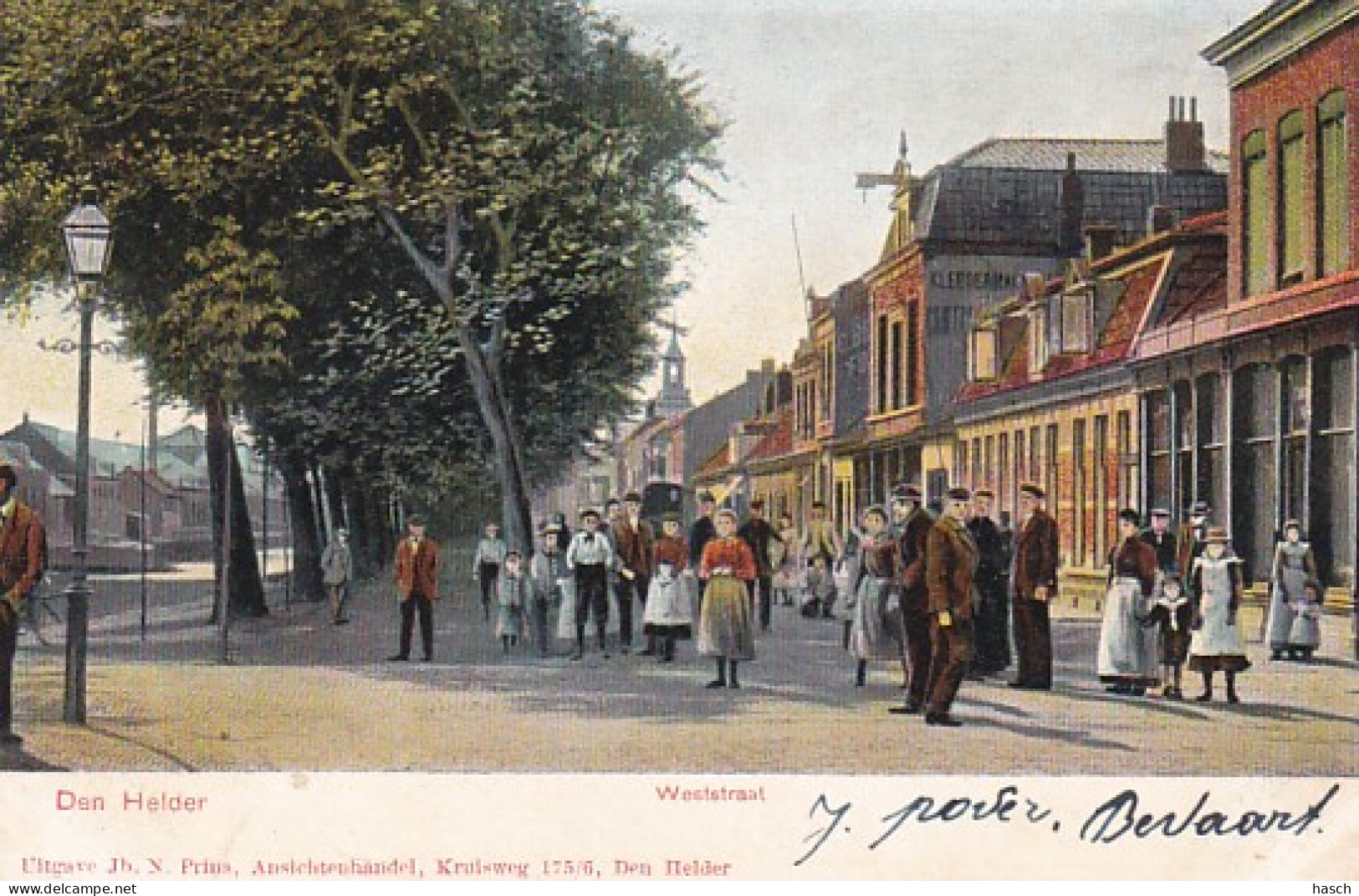 4837141Den Helder, Weststraat. 1903. - Den Helder