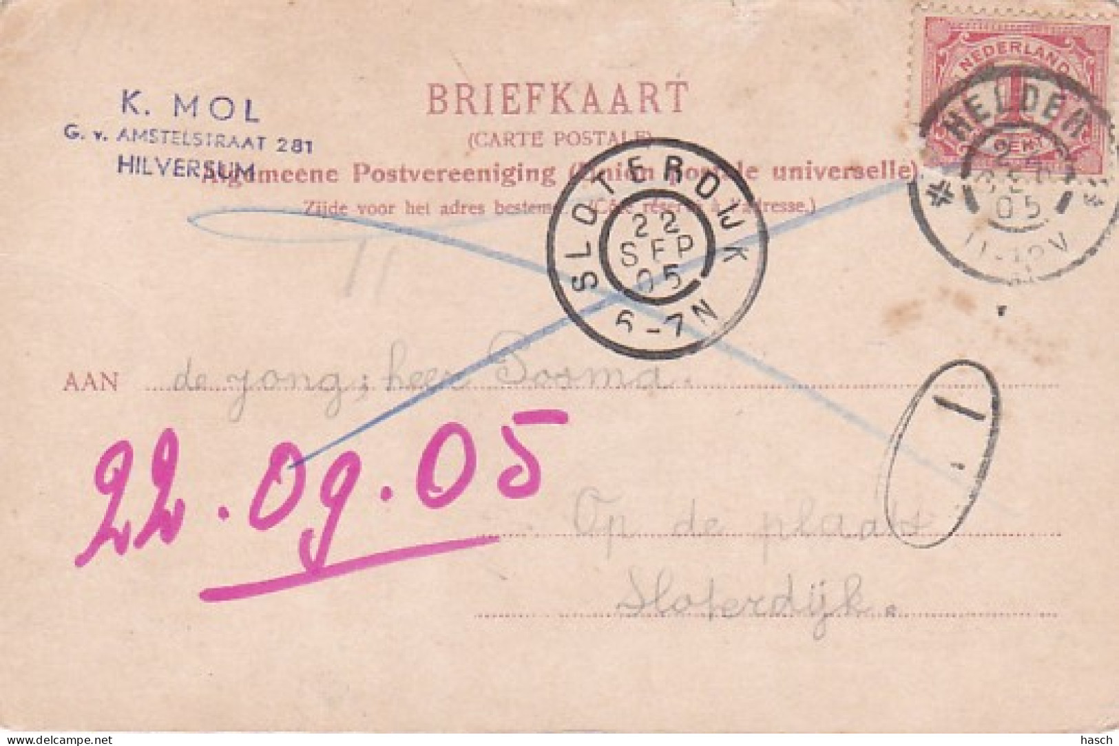 4837174Den Helder, Ingang Marinewerf. 1905. (linksboven Een Vouw) - Den Helder