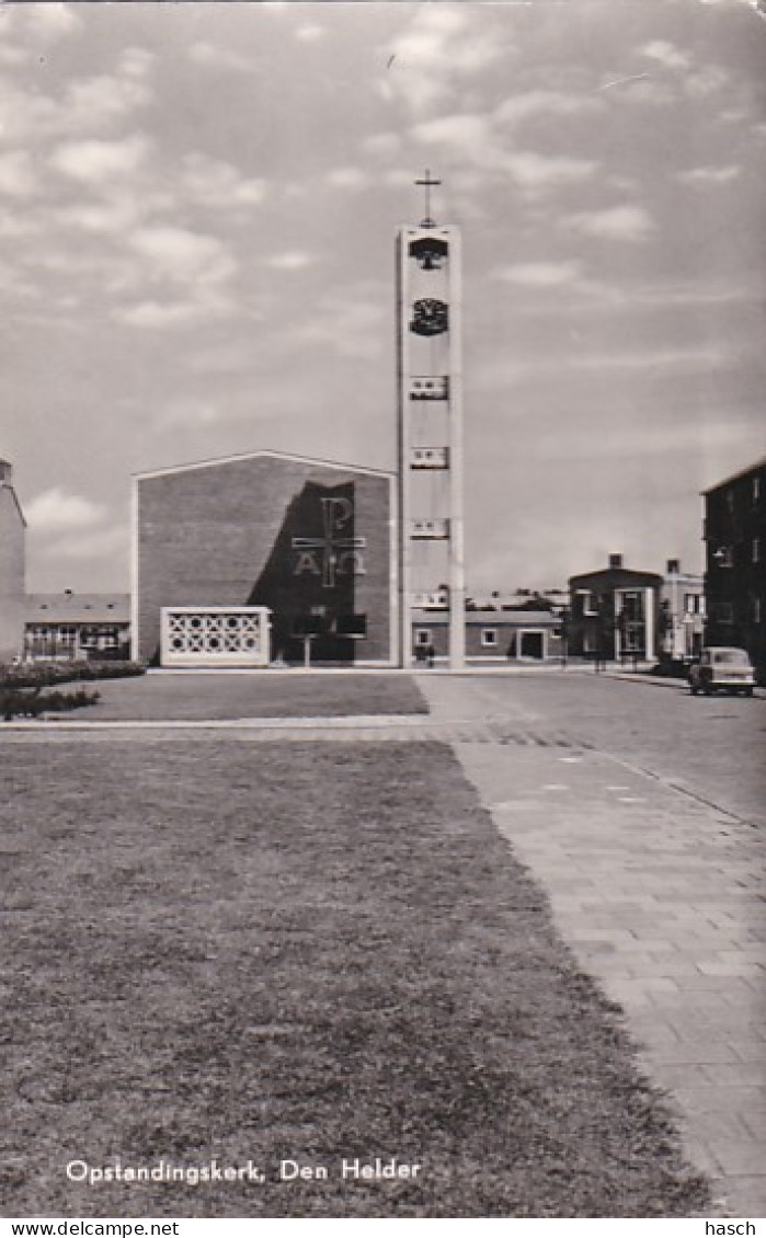 4837182Den Helder, Opstandingskerk. (kleine Vouwen In De Hoeken) - Den Helder