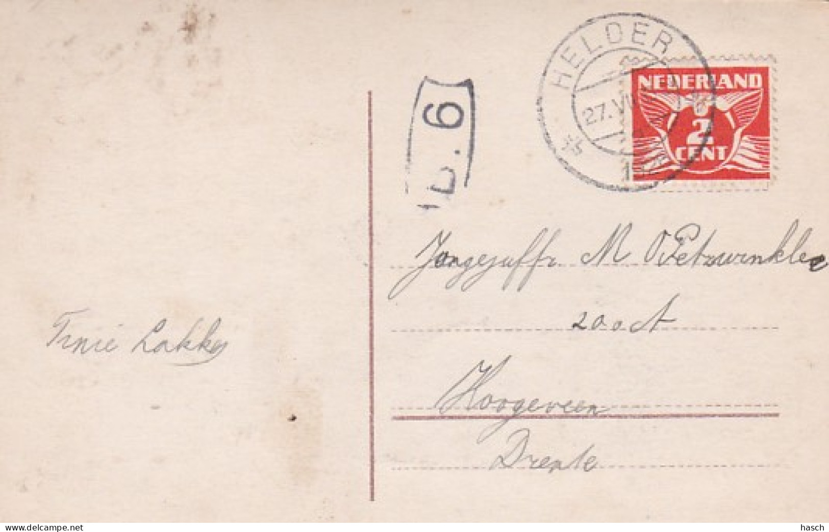 4837193Helder, Paleis Directie K. M. 1926.  - Den Helder