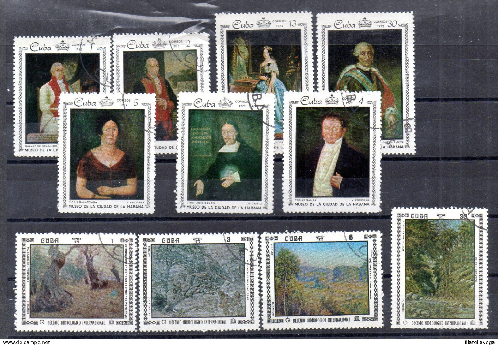 Cuba Series Nº Yvert 1575/81 + 1601/04 O PINTURA (PICTURE) - Used Stamps