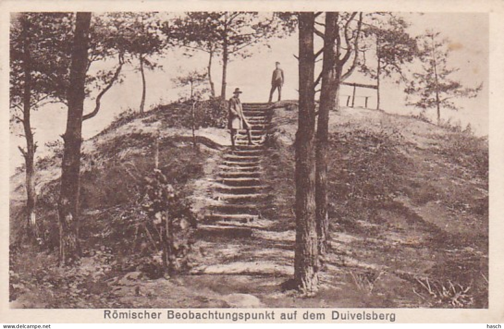 484227Nijmegen, Römischer Beobachtungspunt Auf Dem Duivelsberg. 1926.(minuscule Vouwen In De Hoeken) - Nijmegen