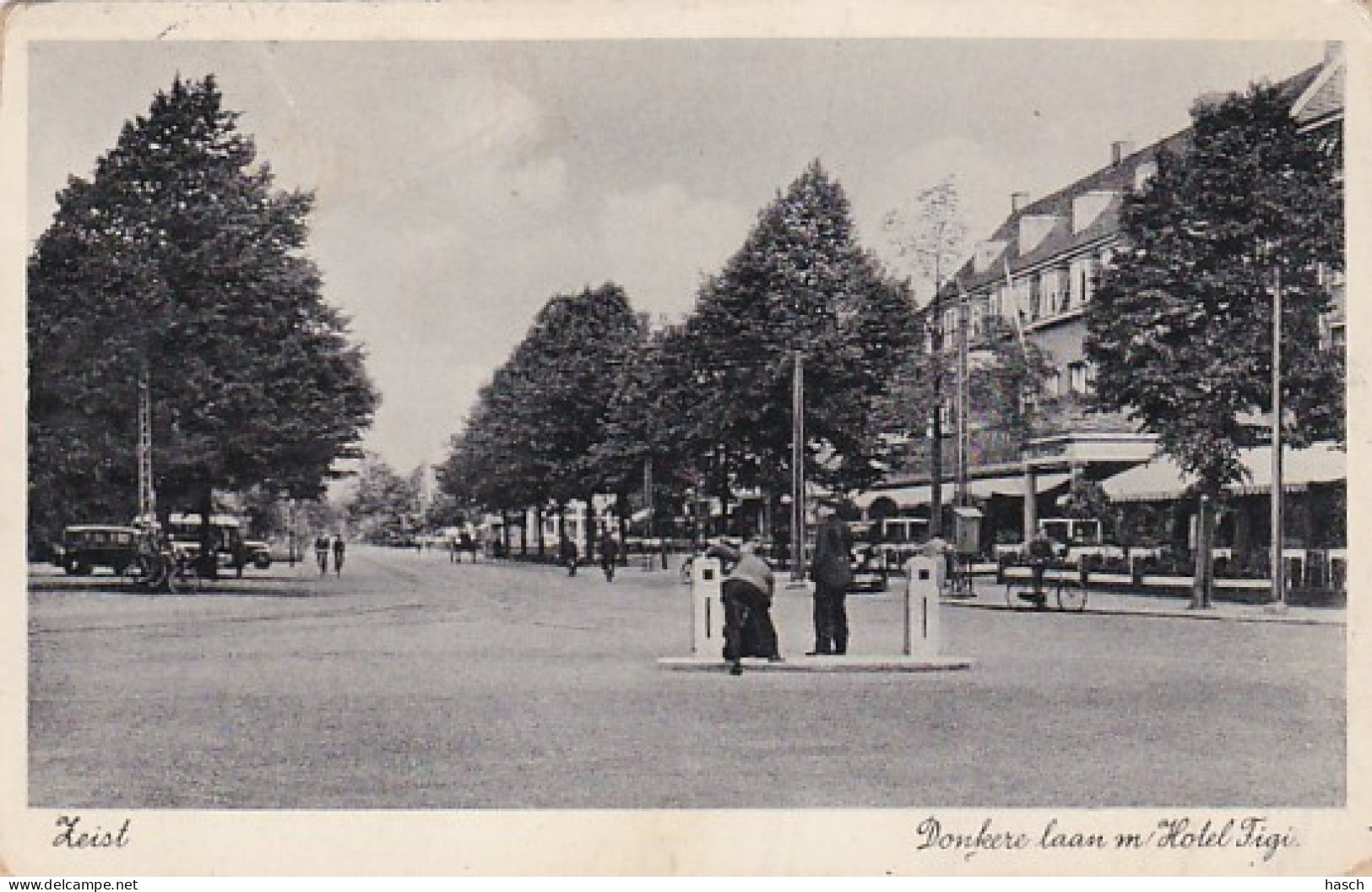 4842105Zeist, Donkere Laan M / Hotel Figi. 1940. (diverse Vouwen, Zie Achterkant) - Zeist