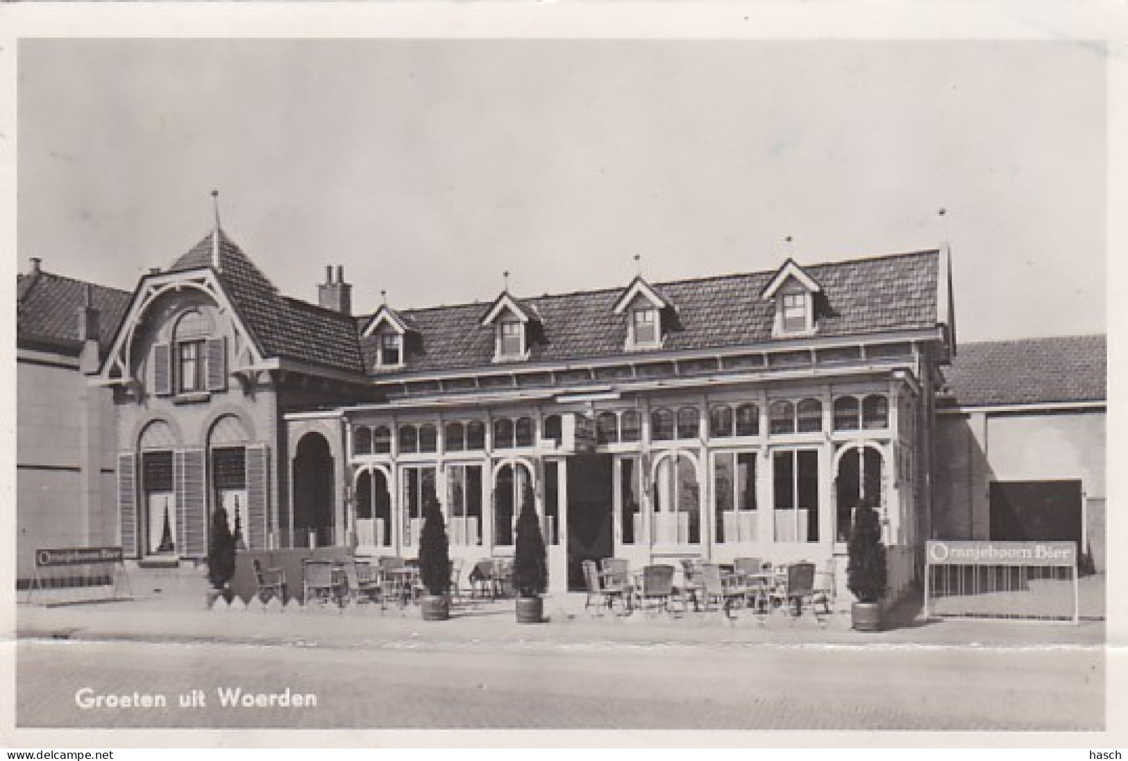 4842259Woerden, Café - Restaurant ,,De Eenhoorn’’ (vouw Zie Achterkant - Woerden