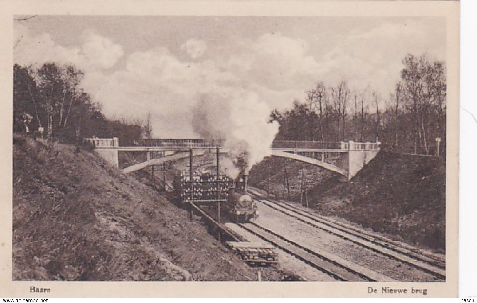 4842317Baarn, De Nieuwe Brug. 1918. (minuscule Vouwen In De Hoeken) - Baarn