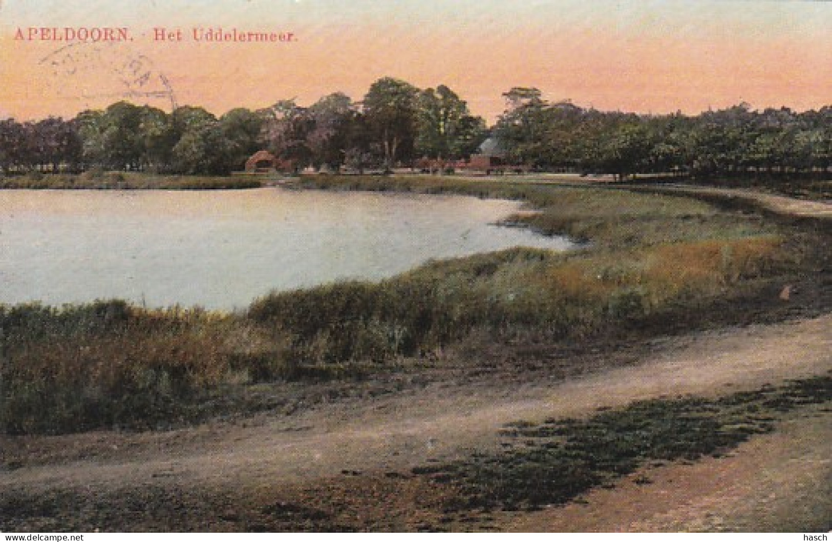 4842318Apeldoorn, Het Uddelermeer. 1914.(zie Hoeken En Randen) - Apeldoorn