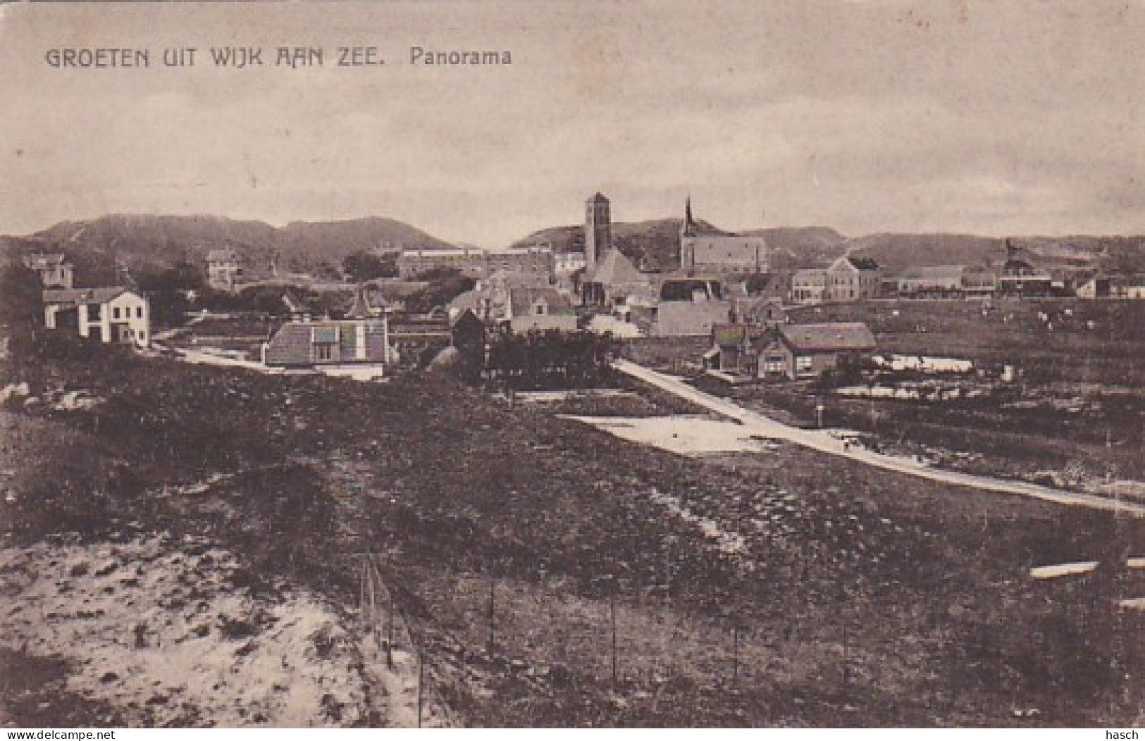 4842449Groeten Uit Wijk Aan Zee, Panorama. 1931. (zie Hoeken) - Wijk Aan Zee