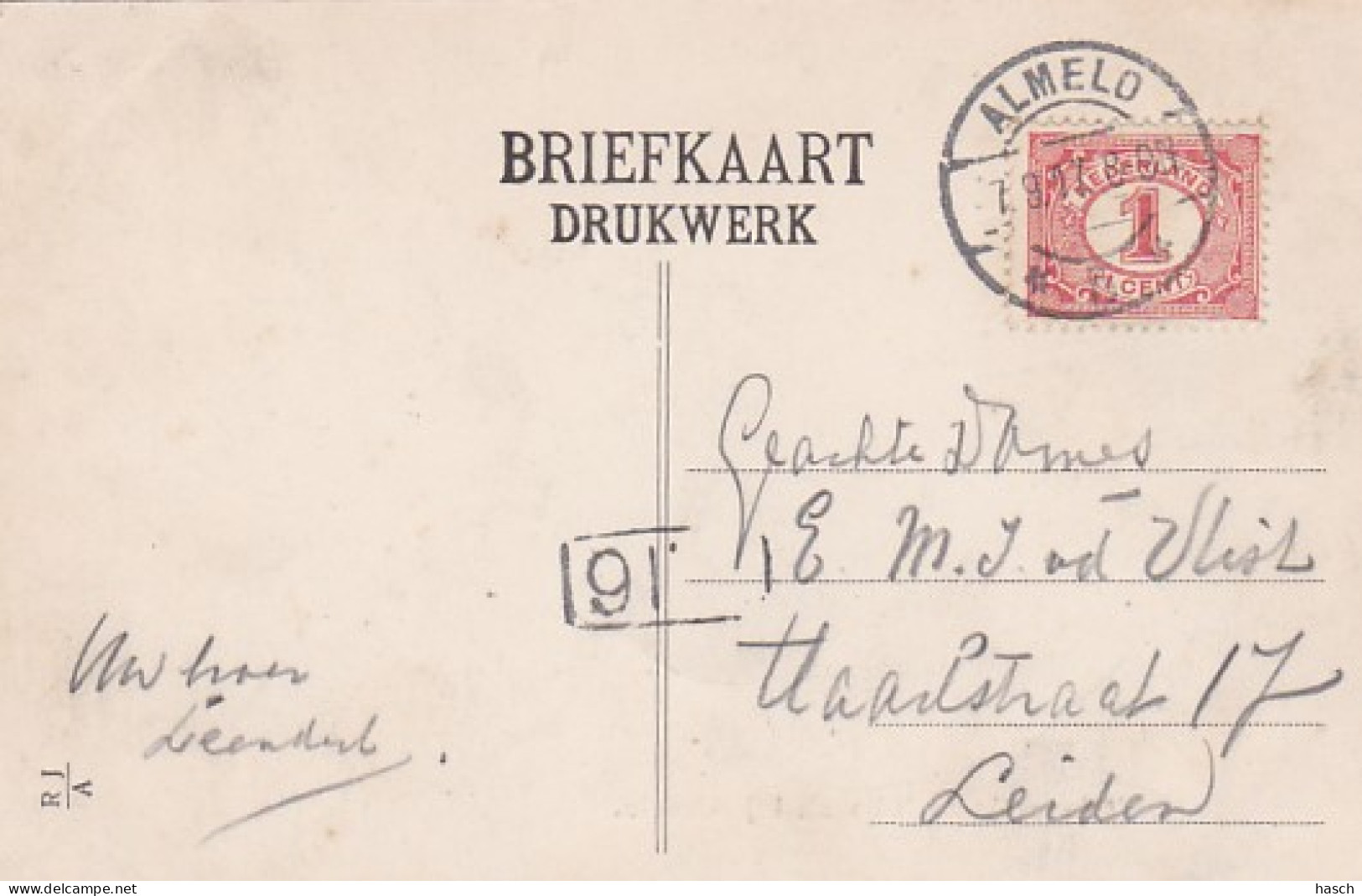 4842549't Jagertje In 't Bosch Bij Almelo.1917. - Almelo