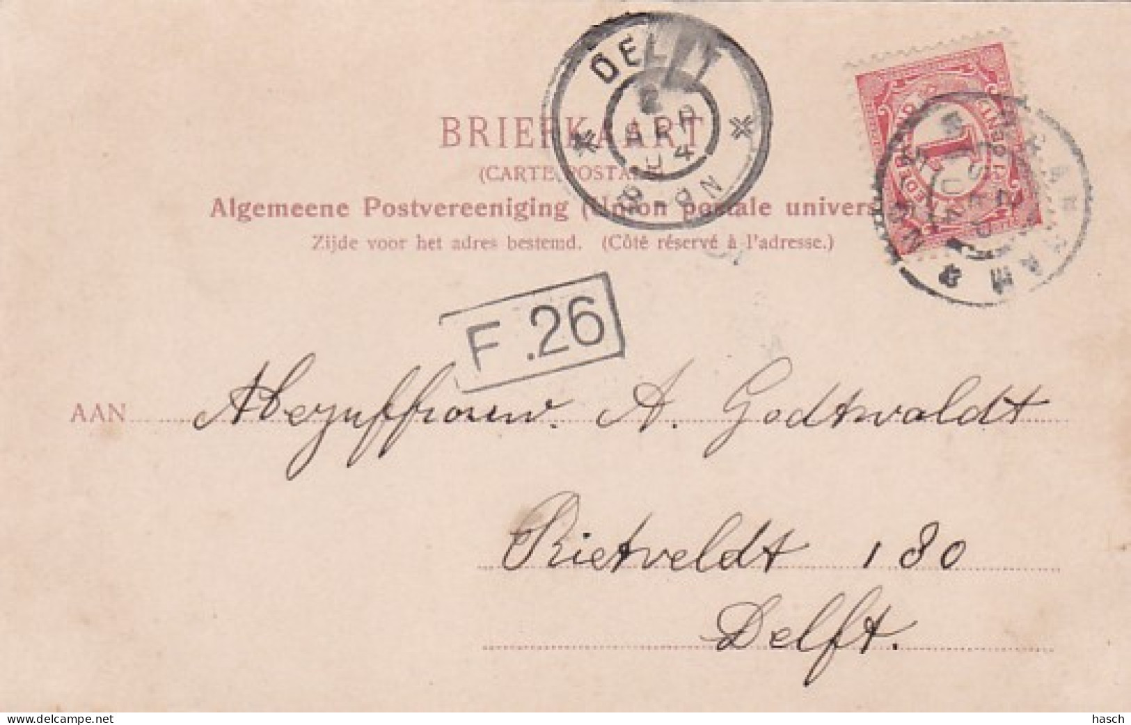 4842592Zaandam, Plantsoen Stationsstraat. (poststempel 1904)(zie Rechterkant) - Zaandam