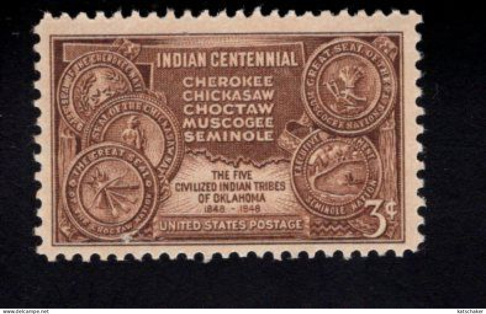 203706729 1948 SCOTT 972 (XX) POSTFRIS MINT NEVER HINGED  - Indian Centennial - Nuovi