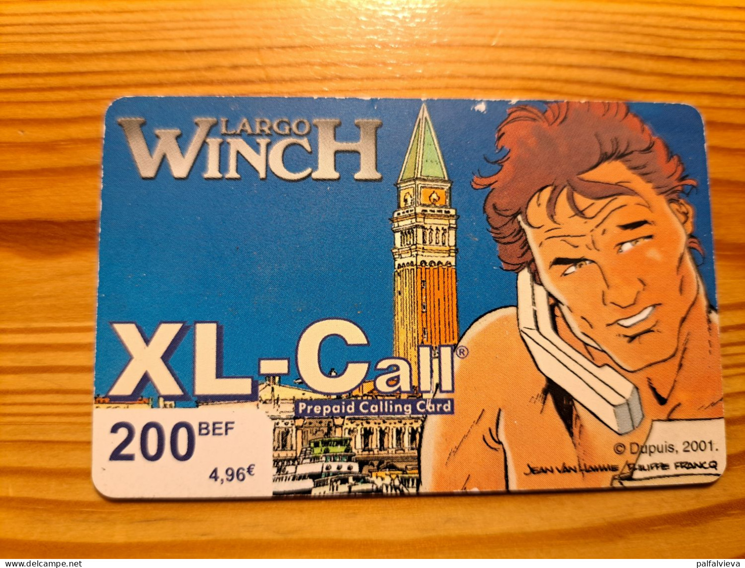 Prepaid Phonecard Belgium, XL-Call - Largo Winch - [2] Prepaid & Refill Cards