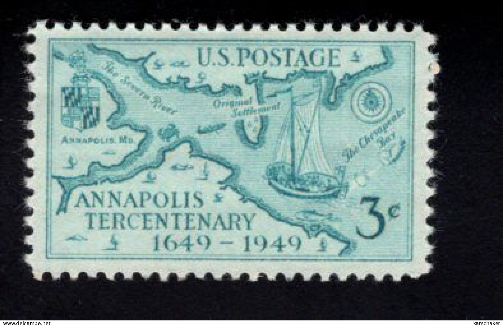 203707656 1949 SCOTT 984 (XX) POSTFRIS MINT NEVER HINGED - Annapolis Tercenenary - Neufs