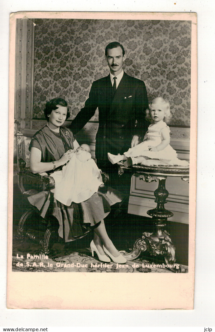 La Famille De S.A.R. Le Grand-Duc Héritier Jean De Luxembourg. - Famiglia Reale
