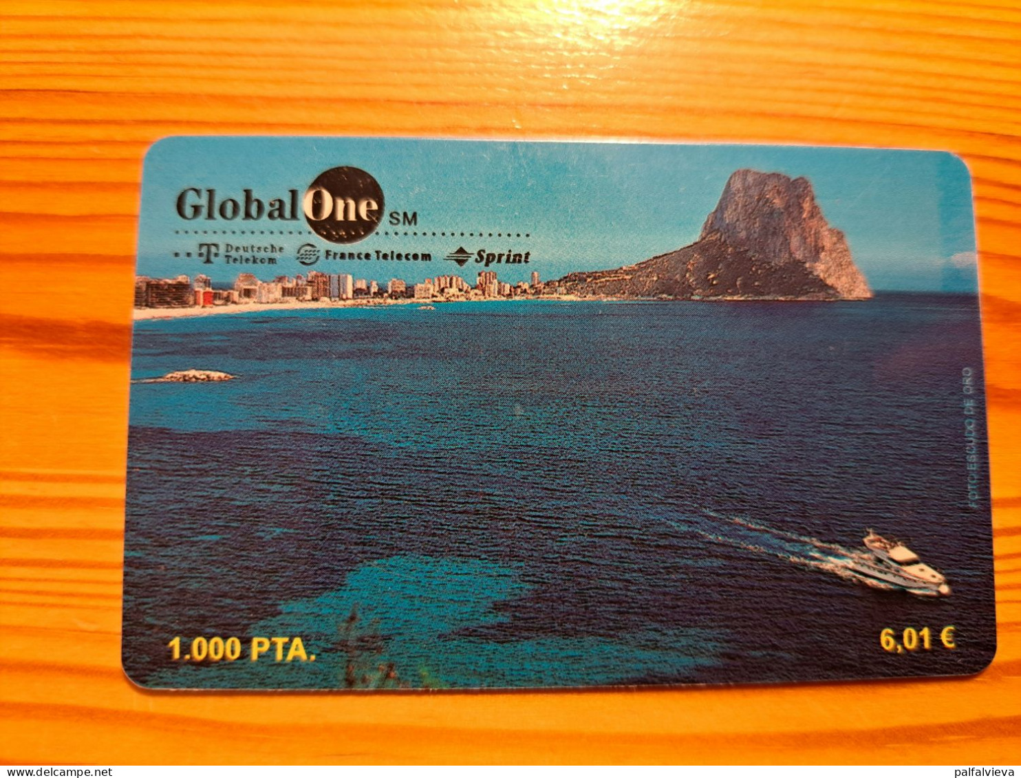 Prepaid Phonecard Spain, Global One - Other & Unclassified