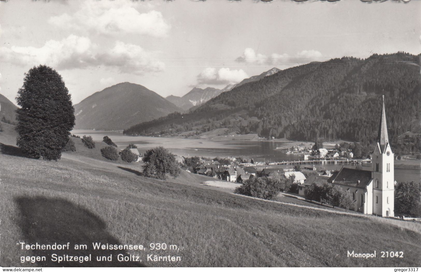 D8953) TECHENDORF Am WEISSENSEE - Geg. Spitzegel U. Goltz - Kärnten - Tolle FOTO AK - - Weissensee