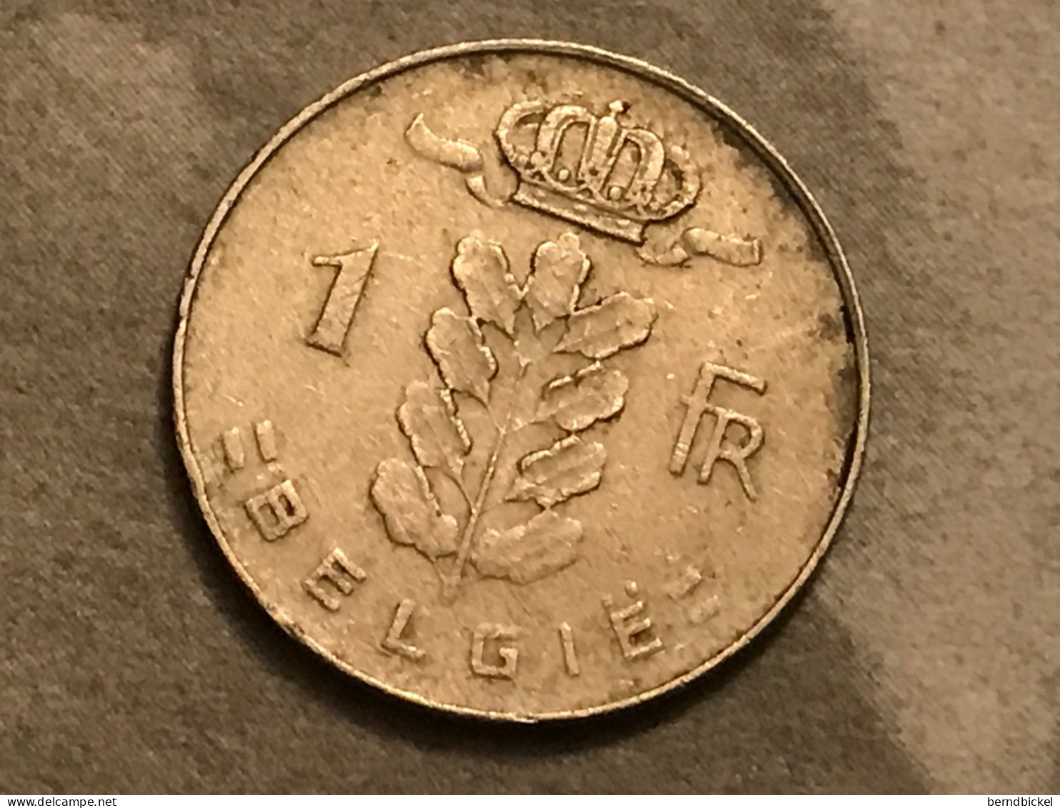 Münze Münzen Umlaufmünze Belgien 1 Franc 1970 Belgie - 1 Franc