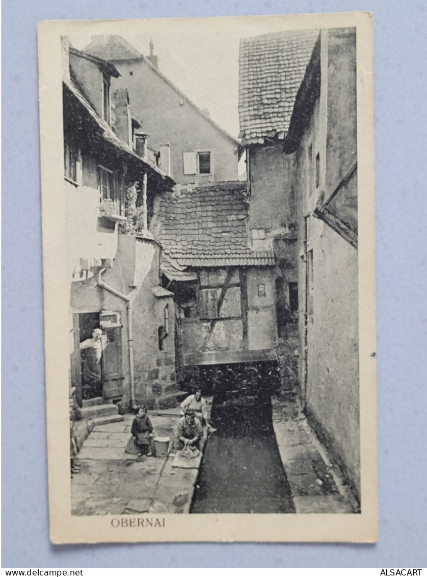 Obernai , Oberehnheim , Ancien Lavoir , Laveuses - Obernai