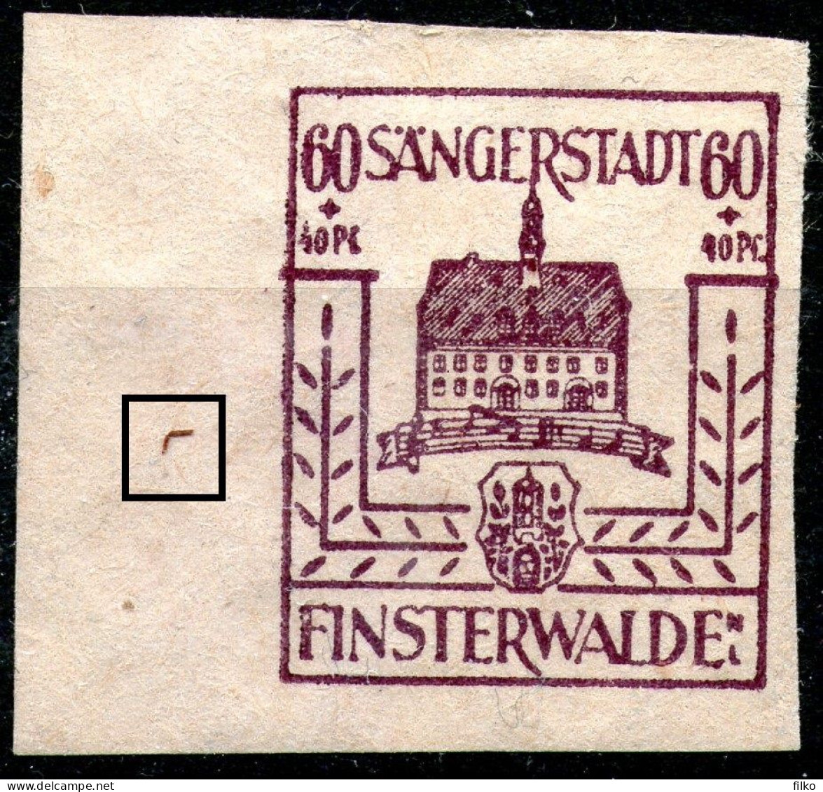 Germany,Finsterland Distrct Local Post,MLH * Error ,as Scan - Mint