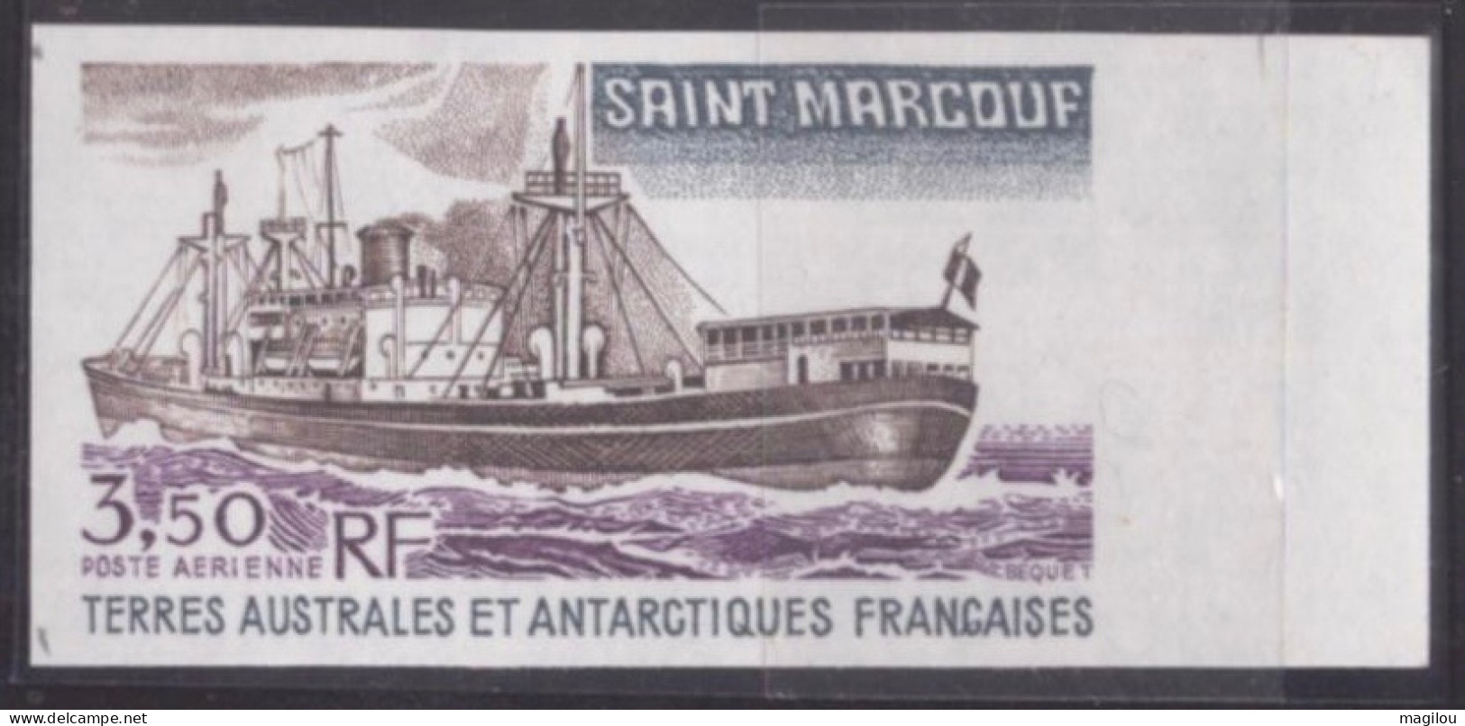 Essai De Couleur Multicolore Taaf/fsat Bateau Saint Marcouf  Yvert PA 63 MNH **2 - Ongetande, Proeven & Plaatfouten