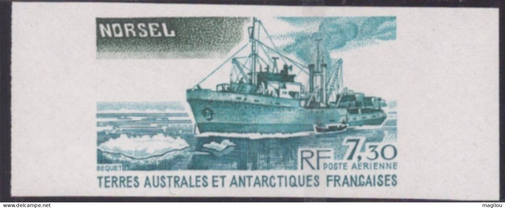 Essai De Couleur Multicolore Taaf/fsat Bateau Norsel  Yvert PA 64 MNH ** - Non Dentelés, épreuves & Variétés