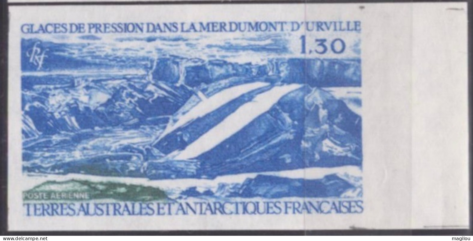 Essai De Couleur Multicolore  Taaf/fsat Glaciologie  Yvert PA 66 MNH **2 - Imperforates, Proofs & Errors