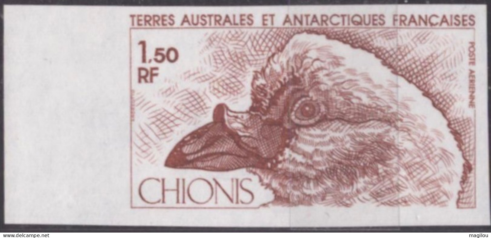 Essai De Couleur Taaf/fsat Oiseau Chionis Yvert PA 67 MNH ** - Imperforates, Proofs & Errors