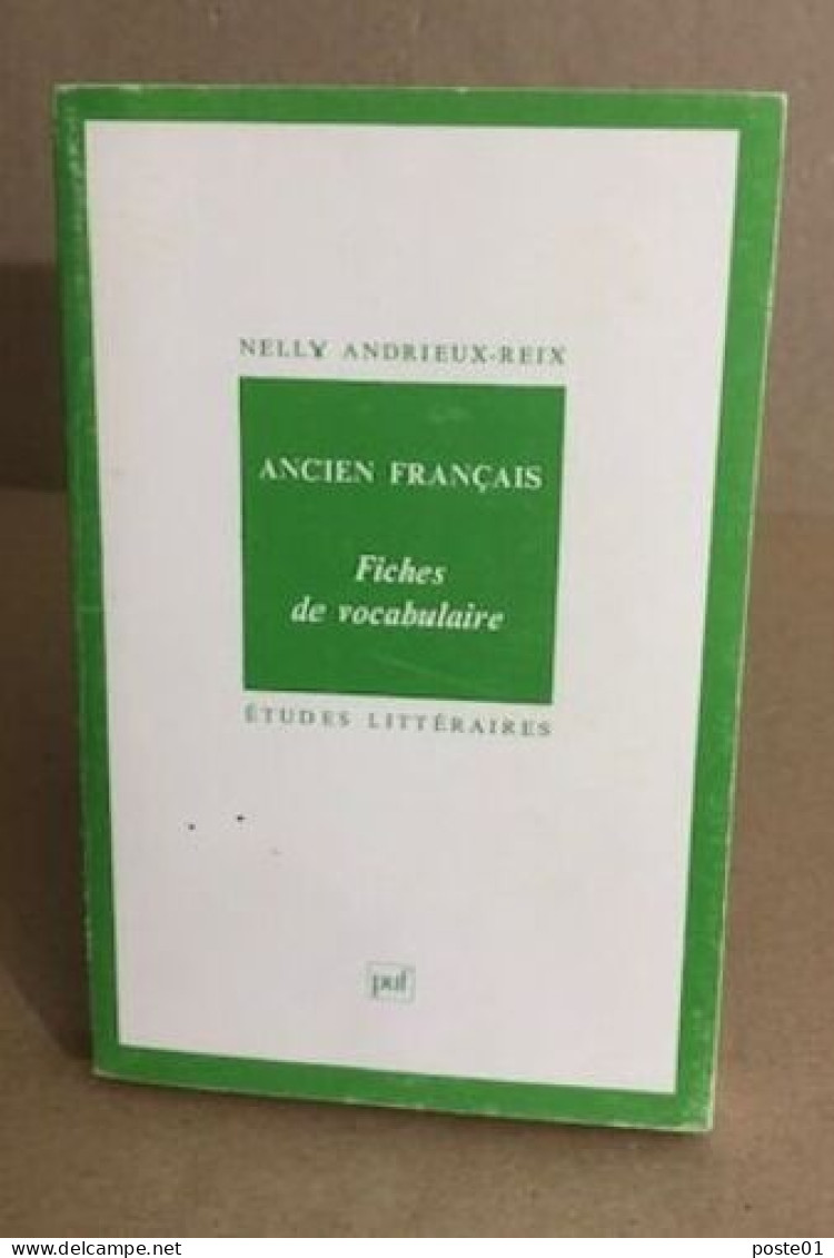 Ancien Francais - Fiches De Vocabulaire: Fiches De Vocabulaire 7ème édition Corrigée - Non Classés