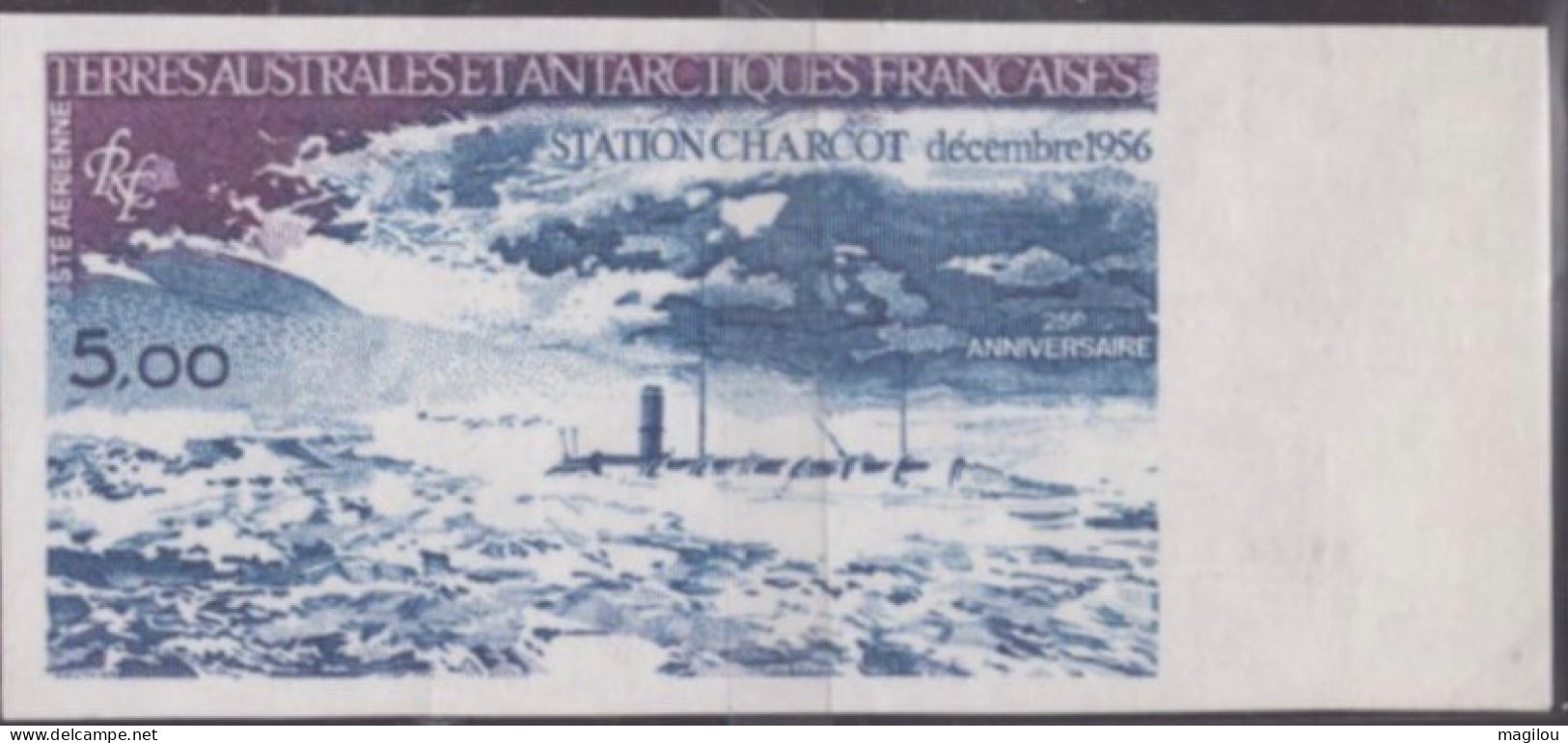 Essai De Couleur Multicolore  Taaf/fsat Station Charcot  Yvert PA 65 MNH **3 - Non Dentelés, épreuves & Variétés