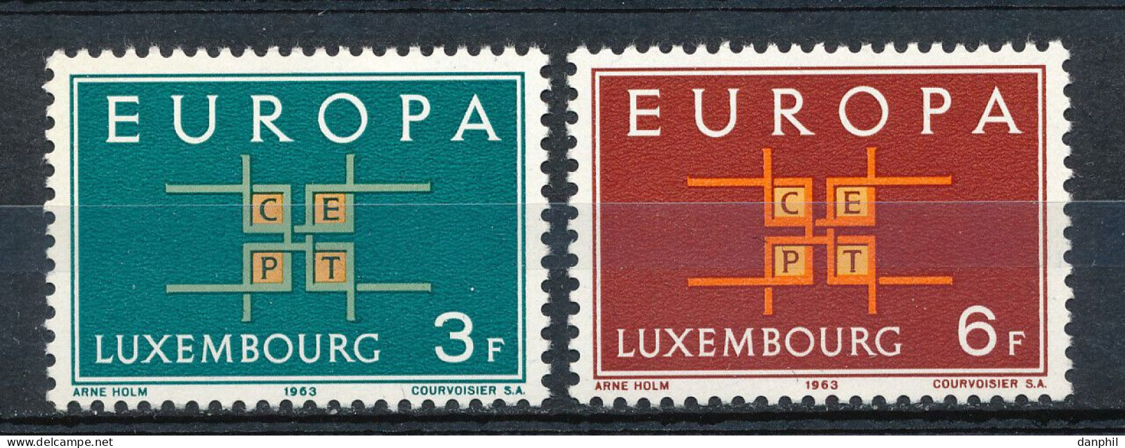 Luxembourg 1963 Europa CEPT (**)  Mi 680-81 - € 1,-; Y&T 634-35 - € 1,50 - 1963